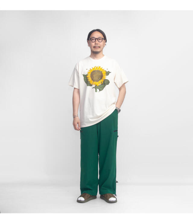 LIBERTY GRAPHICS リバティグラフィックス Sunflower & Bees プリントT