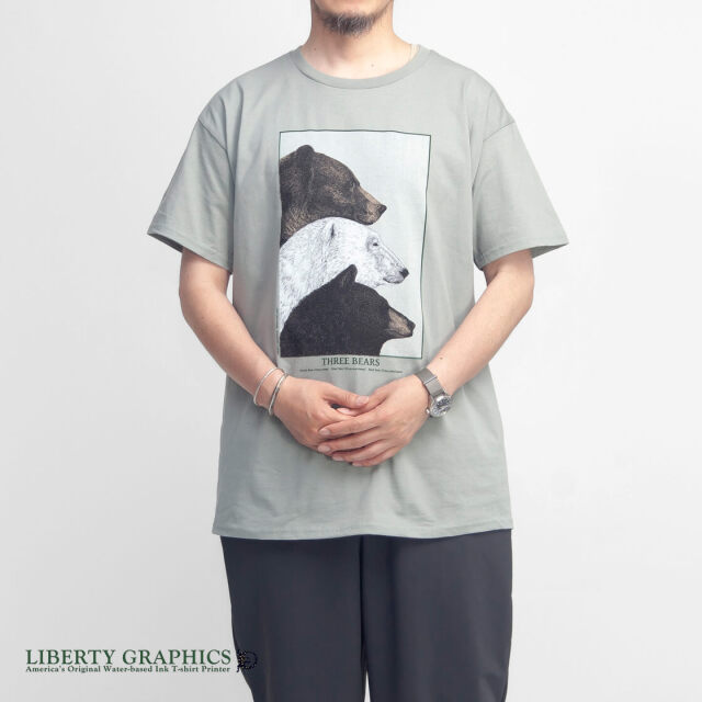 LIBERTY GRAPHICS リバティグラフィックス Three Bears プリントT