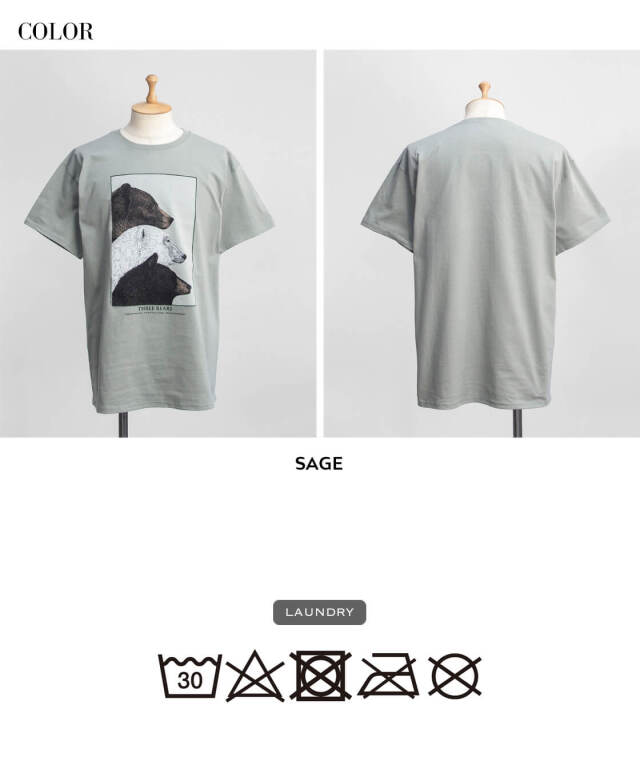 LIBERTY GRAPHICS リバティグラフィックス Three Bears プリントT