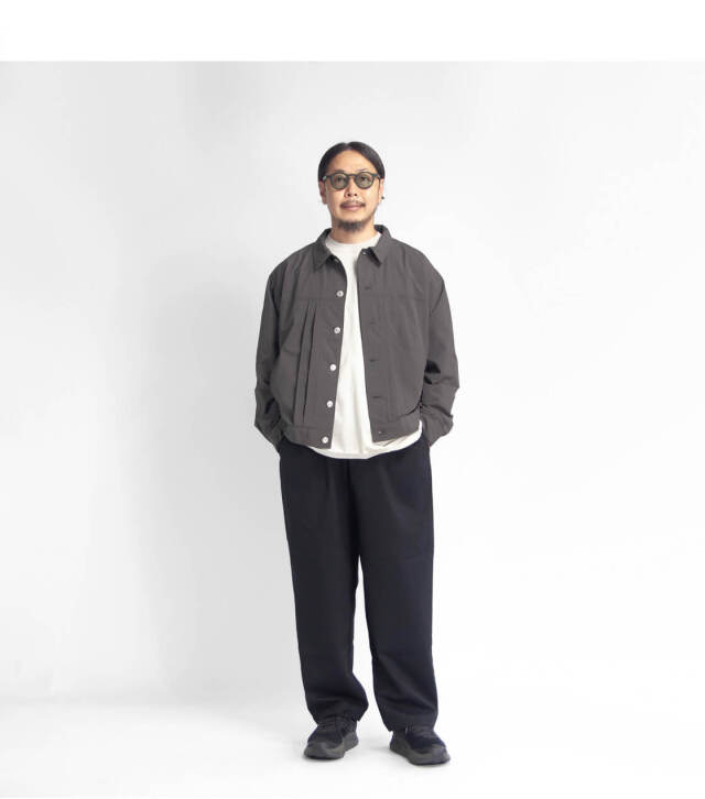 AXESQUIN アクシーズクイン エコナイロン トラッカージャケット メンズ