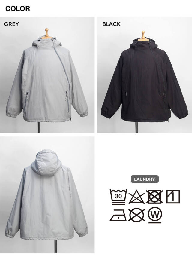 AXESQUIN アクシーズクイン ポーラテックパワーフィル バイアスジップ