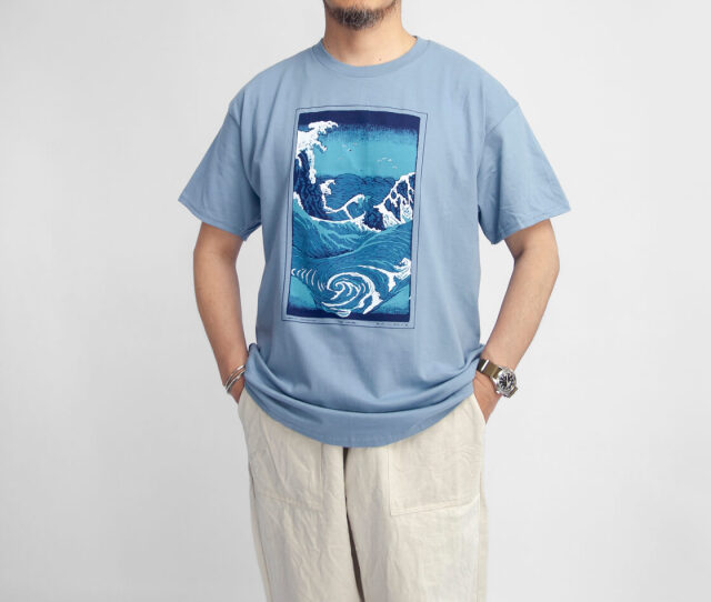 LIBERTY GRAPHICS リバティグラフィックス The Wave プリントTシャツ