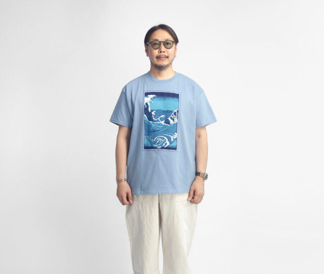 LIBERTY GRAPHICS リバティグラフィックス The Wave プリントTシャツ