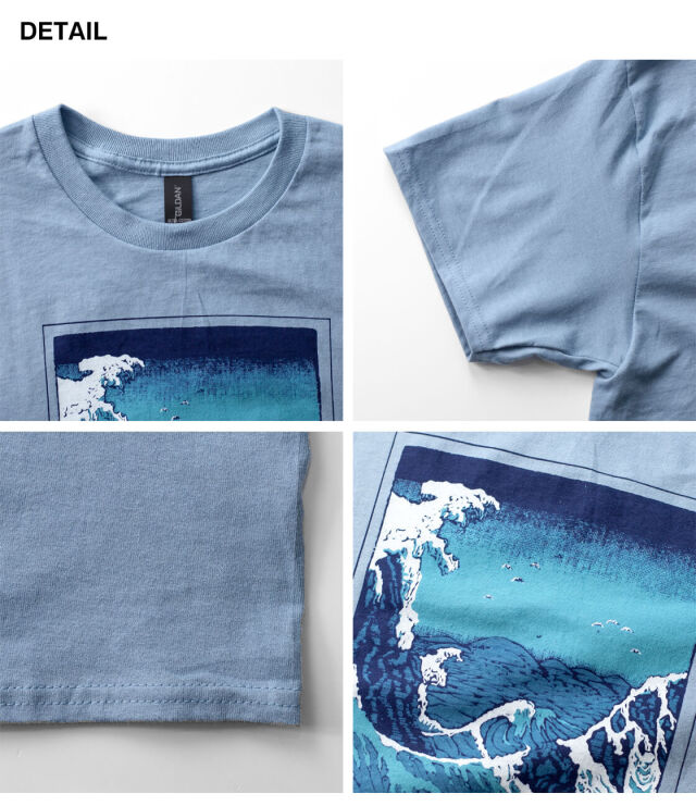 LIBERTY GRAPHICS リバティグラフィックス The Wave プリントTシャツ
