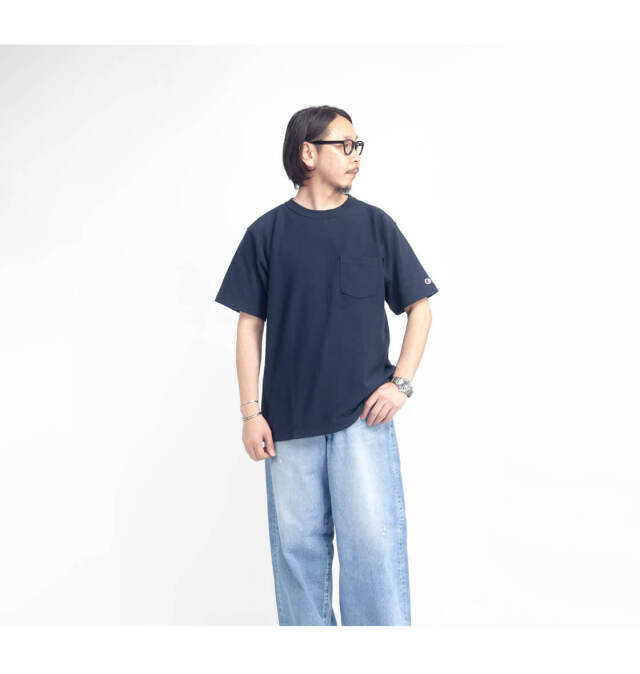 Champion チャンピオン リバースウィーブ ポケットTシャツ メンズ