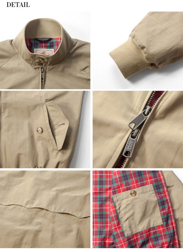 BARACUTA バラクータ G9 クラシック ハリントンジャケット Regular Fit  