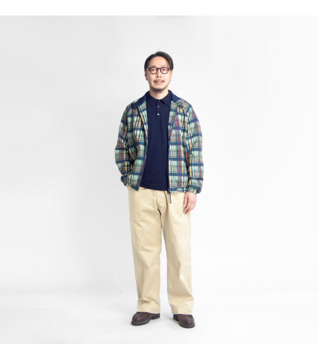 BARACUTA バラクータ G9 マドラスナイロン ハリントンジャケット