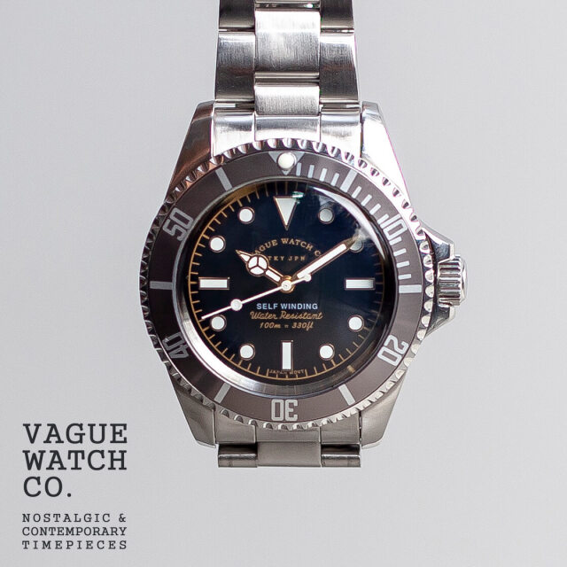 【美品】ヴァーグウオッチカンパニー　グレイフェイド VAGUE WATCH CO.（ヴァーグウォッチカンパニー）GRY FAD（グレー
