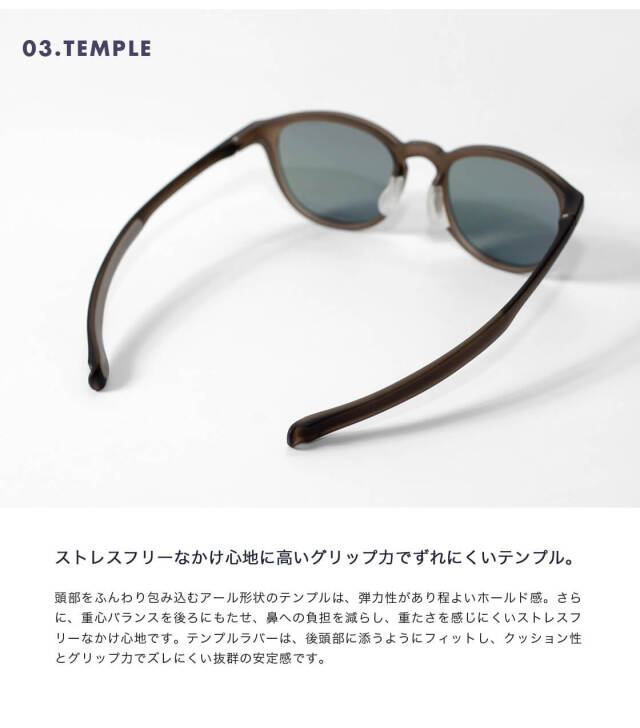 SOLAIZ ソライズ SLD-001 ミドルウェリントン 偏光サングラス OUTDOOR