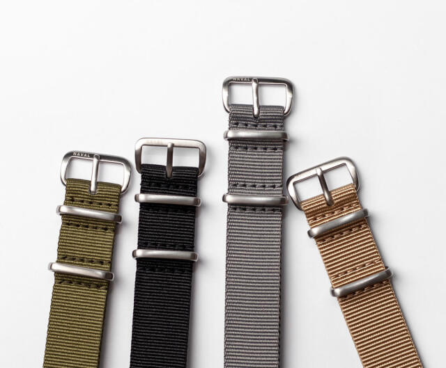 NAVAL WATCH ナバルウォッチ NATOタイプ ナイロンベルト ストラップ
