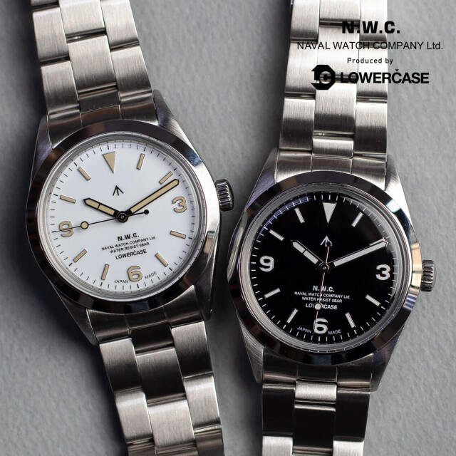 【美品】NAVAL WATCH produced by LOWERCASE自動巻 NAVAL WATCH（ナバルウォッチ） NAVAL WATCH Produced by LOWERCASE