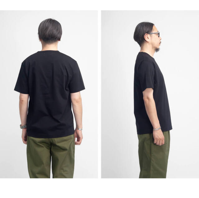 MOONCASTLE ムーンキャッスル KN1 スビン綿 シルキーコットン Tシャツ