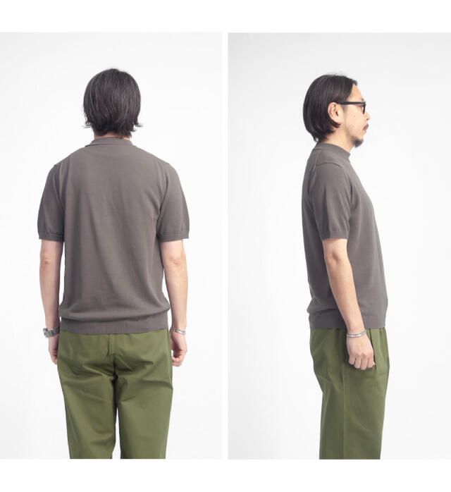MOONCASTLE アイスコットン モックネック半袖ニットTシャツ 楽天市場】MOONCASTLE ムーンキャッスル IC3 アイスコットン