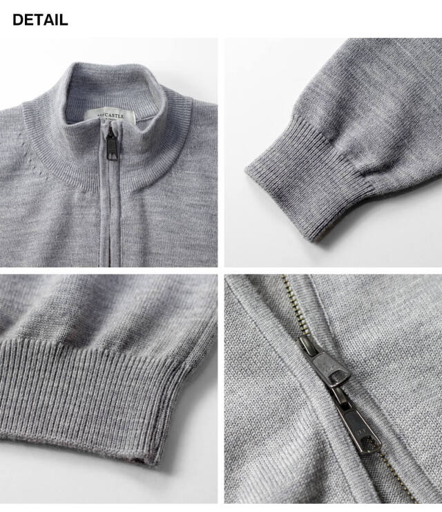 MOONCASTLE ムーンキャッスル エクストラファインメリノ ウールジップ