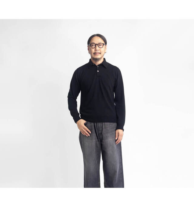 MOONCASTLE ムーンキャッスル エクストラファインメリノ 長袖ニット