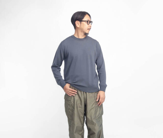 MOONCASTLE ムーンキャッスル WO2 エクストラファインメリノ クルー