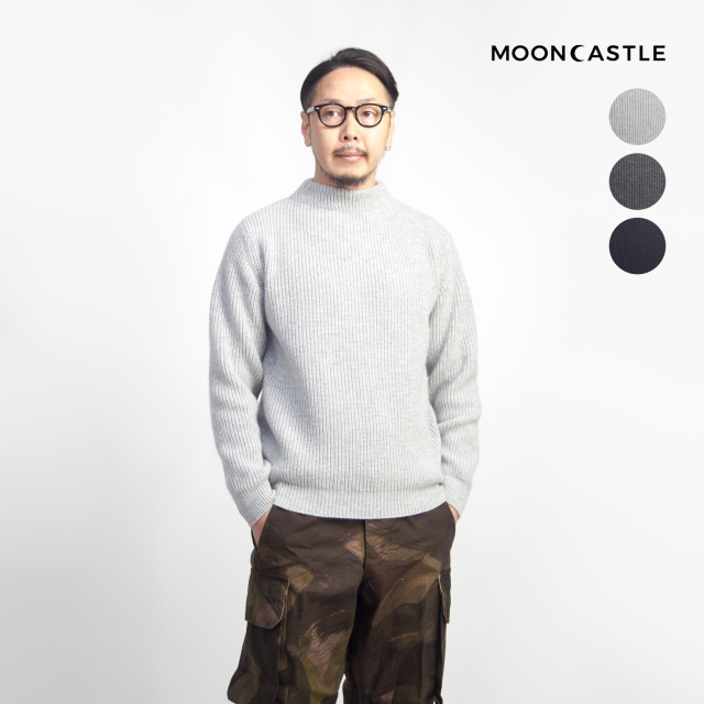 MOONCASTLE 黒 ニットセーター XL 楽天市場】MOONCASTLE（ムーンキャッスル） カシミア クルー