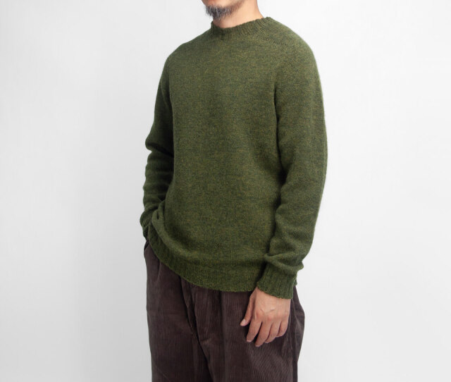 MOONCASTLE ムーンキャッスル シェットランド メリノウール クルー