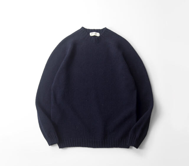 MOONCASTLE ムーンキャッスル シェットランド メリノウール クルー