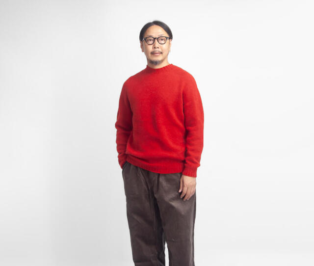 MOONCASTLE ムーンキャッスル シェットランド メリノウール クルー