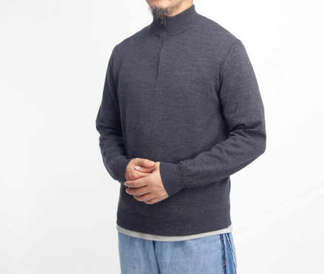 MOONCASTLE ムーンキャッスル WO5 エクストラファインメリノ ハーフ