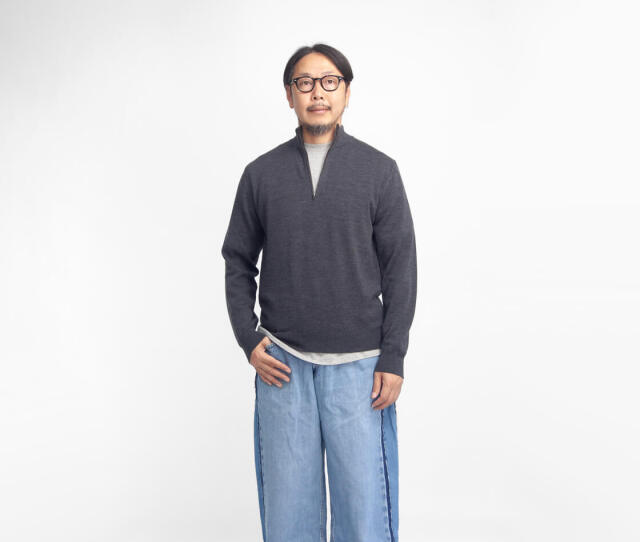 MOONCASTLE ムーンキャッスル WO5 エクストラファインメリノ ハーフ