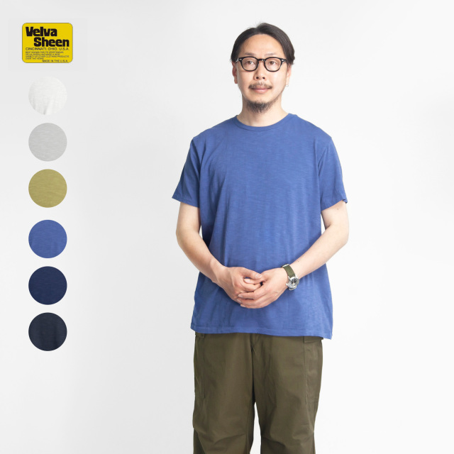 ご予約商品 80’s Velva Sheen Baseball Tee VELVA SHEEN ベルバシーン スラブ天竺 ロールTシャツ メンズ