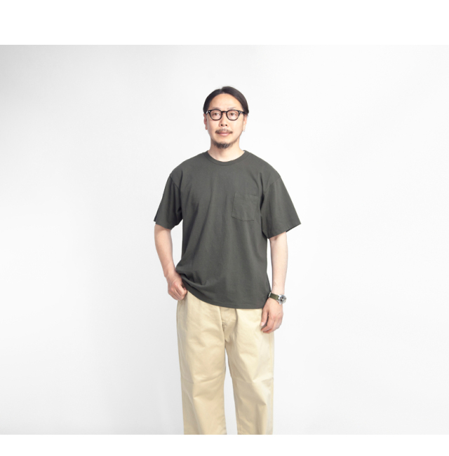 VELVA SHEEN ベルバシーン 1パック ワイドシルエット ポケットTシャツ