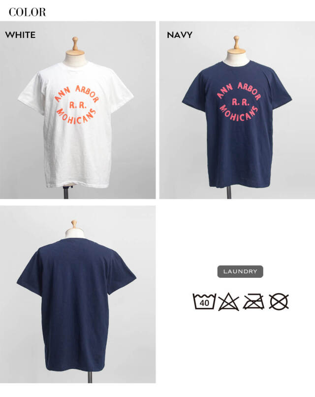 Velva Sheen ロゴTシャツ VELVA SHEEN ベルバシーン スラブ天竺 MOHICAN プリントTシャツ