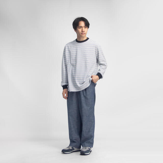BRENA ブレナ ヴィンテージフレンチシャンブレー コックパンツ 日本製