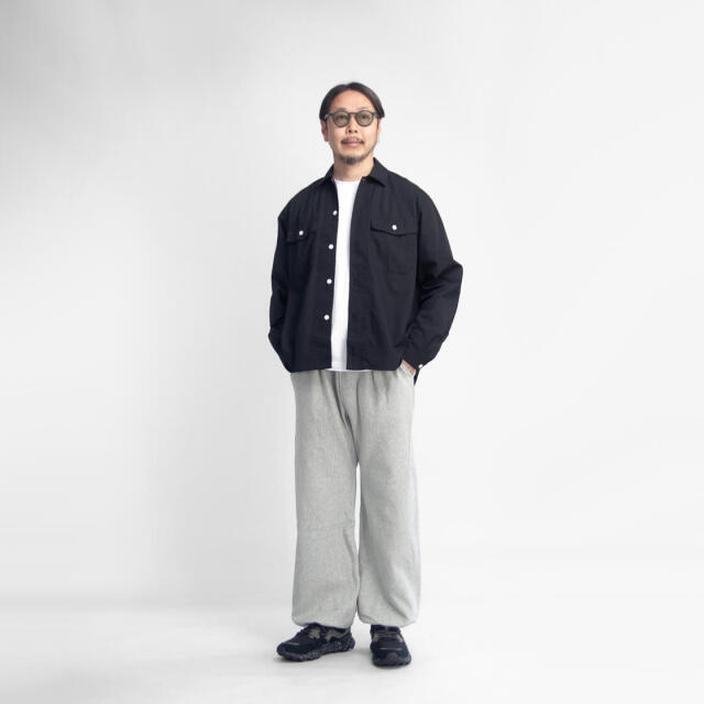 BRENA ブレナ FLAP コットンリネンウェザー ワークシャツ 日本製 メンズ