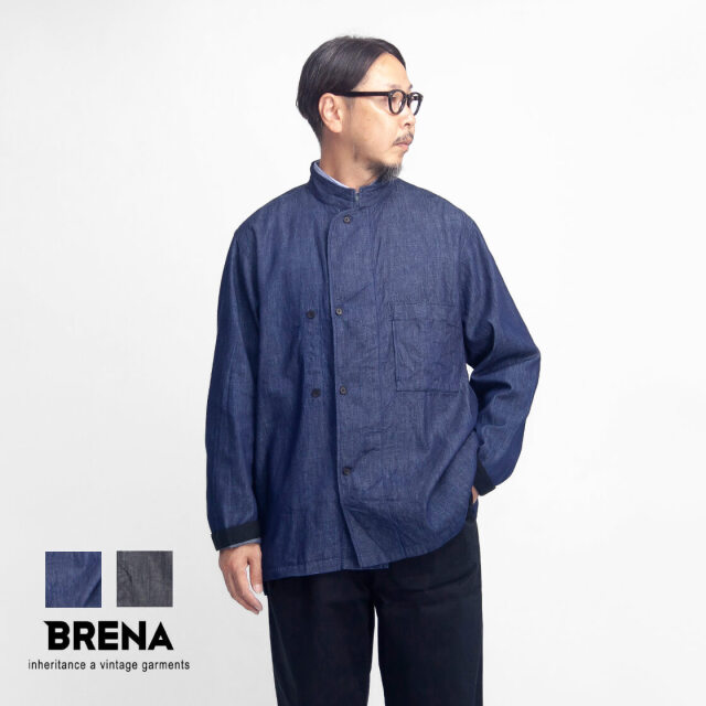 BRENA ブレナ オーガニックデニム ホスピタルシャツジャケット 日本製