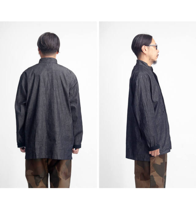 美品 定番BRENAブレナ ホスピタル シャツ ジャケット 1219O▲ BRENA ブレナ オーガニックデニム ホスピタルシャツジャケット 日本製