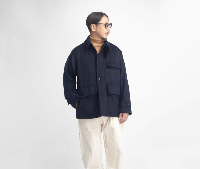 BRENA ブレナ GARDI ウールカシミヤフラノ ハンティングジャケット