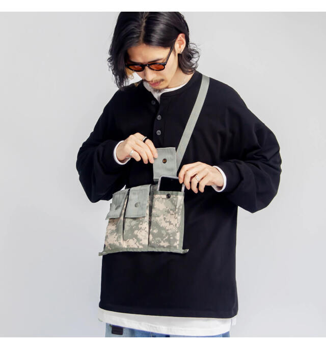 米軍 デッドストック MOLLE II 6 MAGAZINE バンダリアポーチ ACU