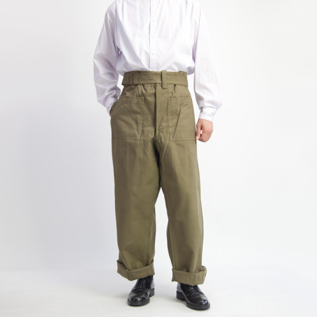 フランス軍 M-35 モーターサイクルオーバーパンツ デッドストック メンズ 