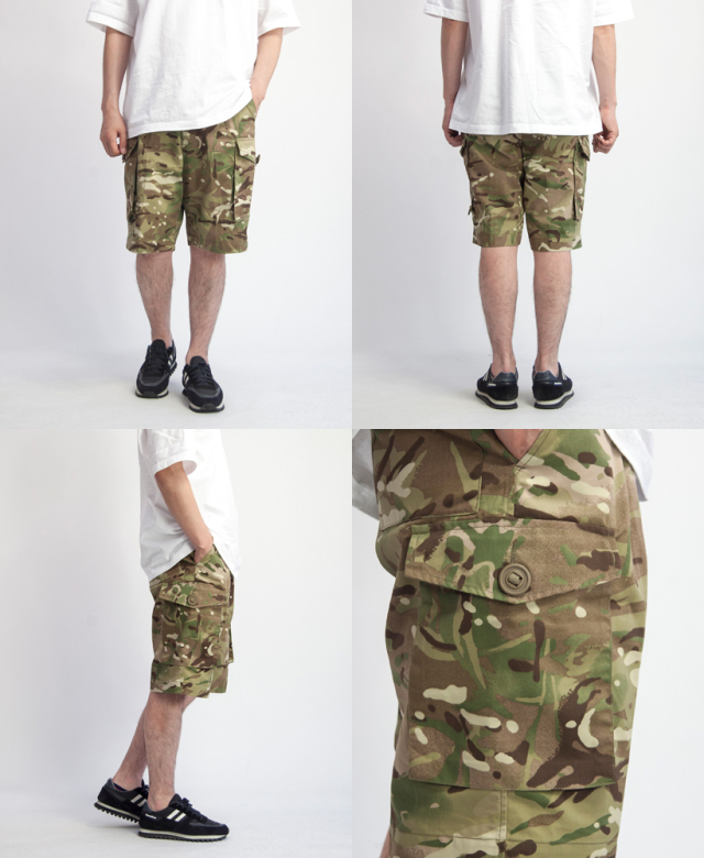 イギリス軍 カーゴショートパンツ MTP デッドストック メンズ