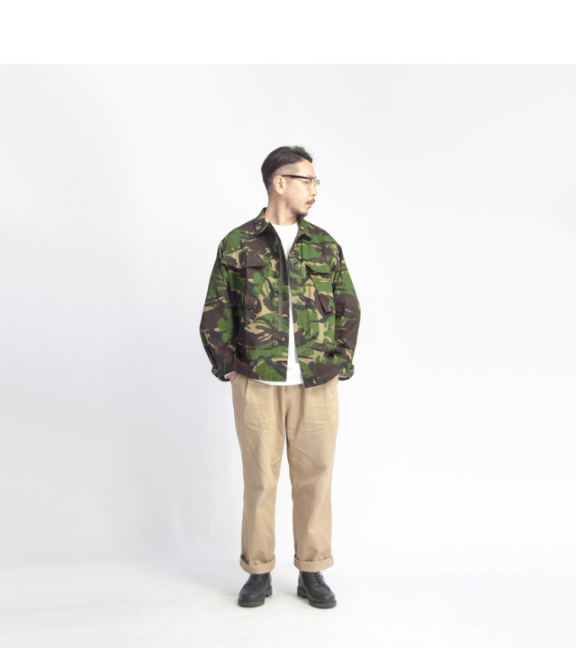イギリス軍 DPM迷彩 コンバットジャケット デッドストック カモ