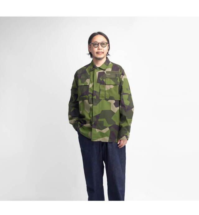 スウェーデン軍 M90L M90カモフィールドジャケット スカンジナビアカモ
