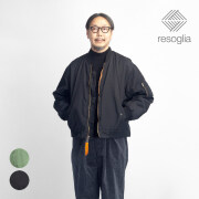 Resoglia リソリア HYDRO MA-1 ハイドロ 中綿 フライトジャケット メンズ