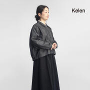 KELEN ケレン BETY ライトデニム シャツ 接触冷感 レギュラーカラー セットアップ対応 レディース
