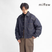 miffew ミフュー 1st デニムダウンジャケット 日本製 メンズ