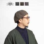 HIGHER ハイヤー ハリスツイード ウールヘリンボーン ベレー帽 帽子 日本製 メンズ レディース ユニセックス
