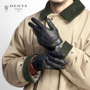 DENTS デンツ ROLLESTON タッチスクリーン ジェームズボンド ヘアシープレザーグローブ 手袋 革手袋 スマホ対応 15-1129