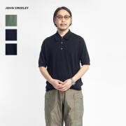 JOHN SMEDLEY ジョンスメドレー ISIS 半袖ニットポロシャツ 30G シーアイランドコットン メンズ