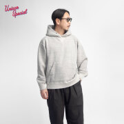 Unison Special ユニゾンスペシャル 吊り編み裏毛 ピエールフーディー スウェットパーカー 日本製 メンズ