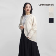 Commencement コメンスメント カーディガン 薄手ニット ドルマンスリーブ 日本製 C-329 レディース