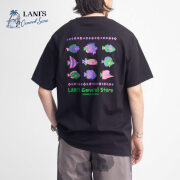LANI’S General Store ラニーズジェネラルストア Fishes バックプリントTシャツ メンズ