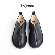 trippen トリッペン INTENT ジップアップスリッポン レザーシューズ 革靴 メンズ