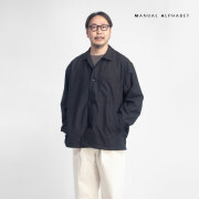 MANUAL ALPHABET マニュアルアルファベット ピンストライプトロピカル カバーオール セットアップ対応 日本製 メンズ